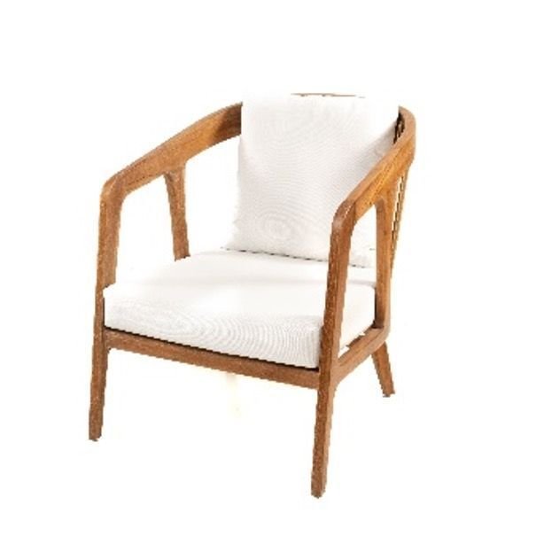 Fauteuil en teck disponible chez Zen Évasion
