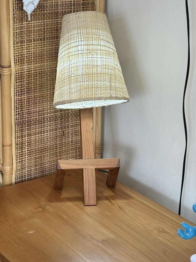 Lampe en rotin naturel disponible chez Zen Évasion