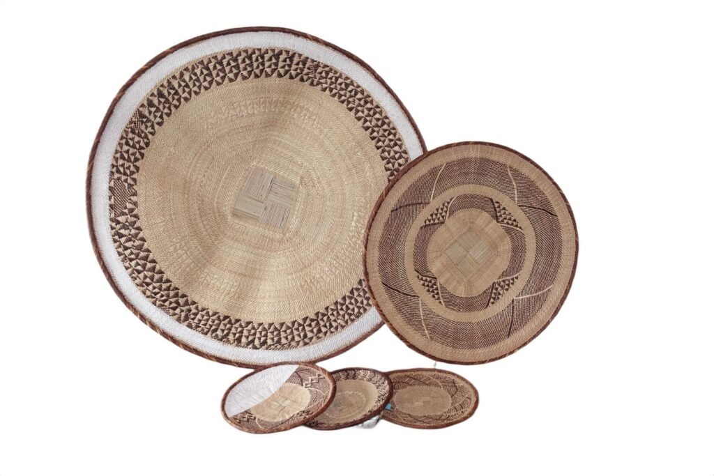 Assiette Tissée Zimbabwe Artisanale disponible chez Zen Évasion