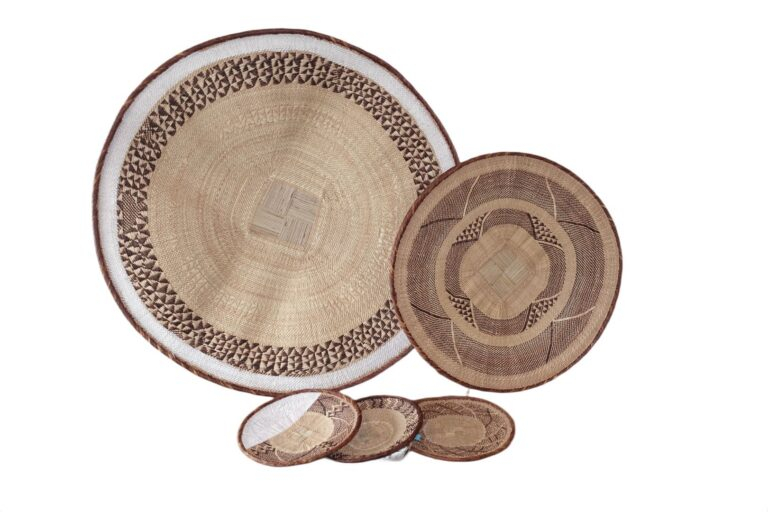 Assiette Tissée Zimbabwe Artisanale disponible chez Zen Évasion