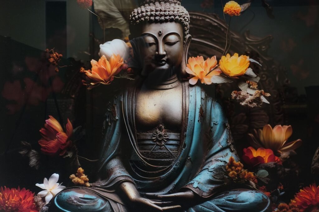Cadre en verre Bouddha disponible chez Zen Évasion
