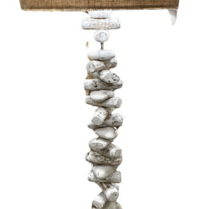 Lampe sur pied bois flotté