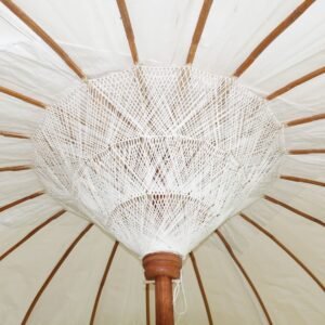 Parasol en bois durian