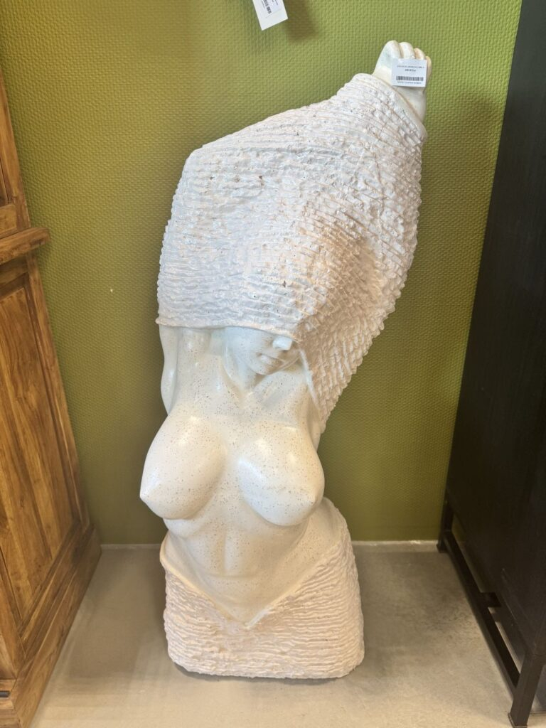 Statue de jardin en fibre de ciment