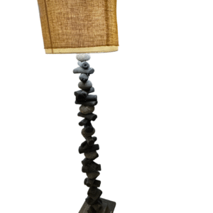 Lampe sur pied bois flotté